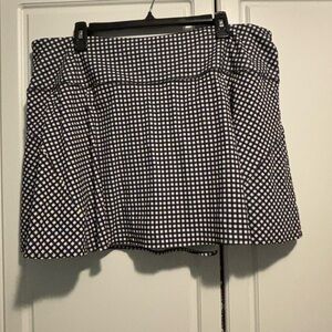 Gingham Skort